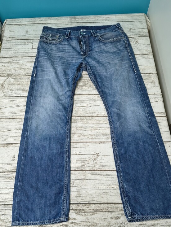 True Religion Other - True Religion Men's Straight Leg Mid Wash Jeans Size 36